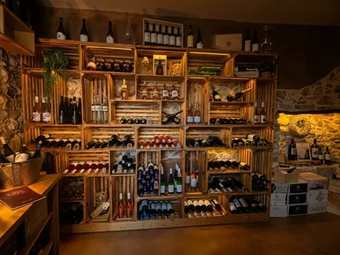 Sirtaki Tavern wine cellar, Analipsi, Crete